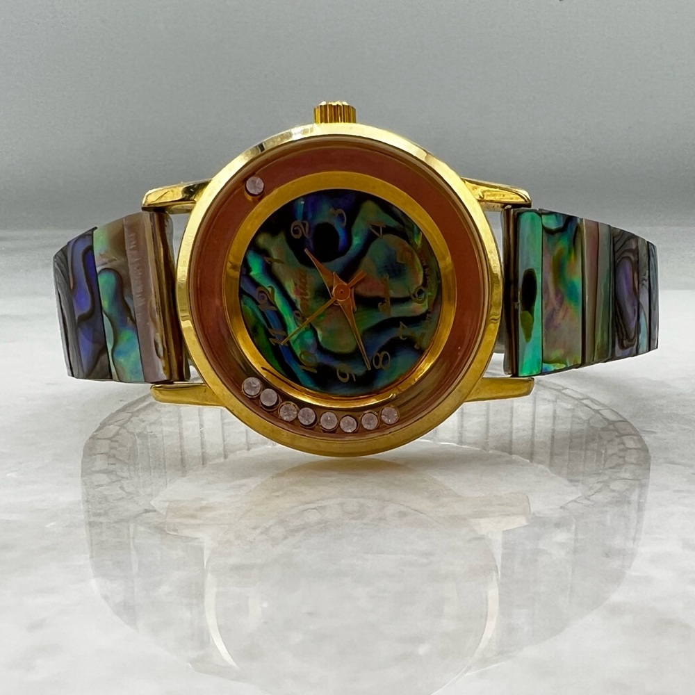 ✔️Ronica Abalone Shell Watch